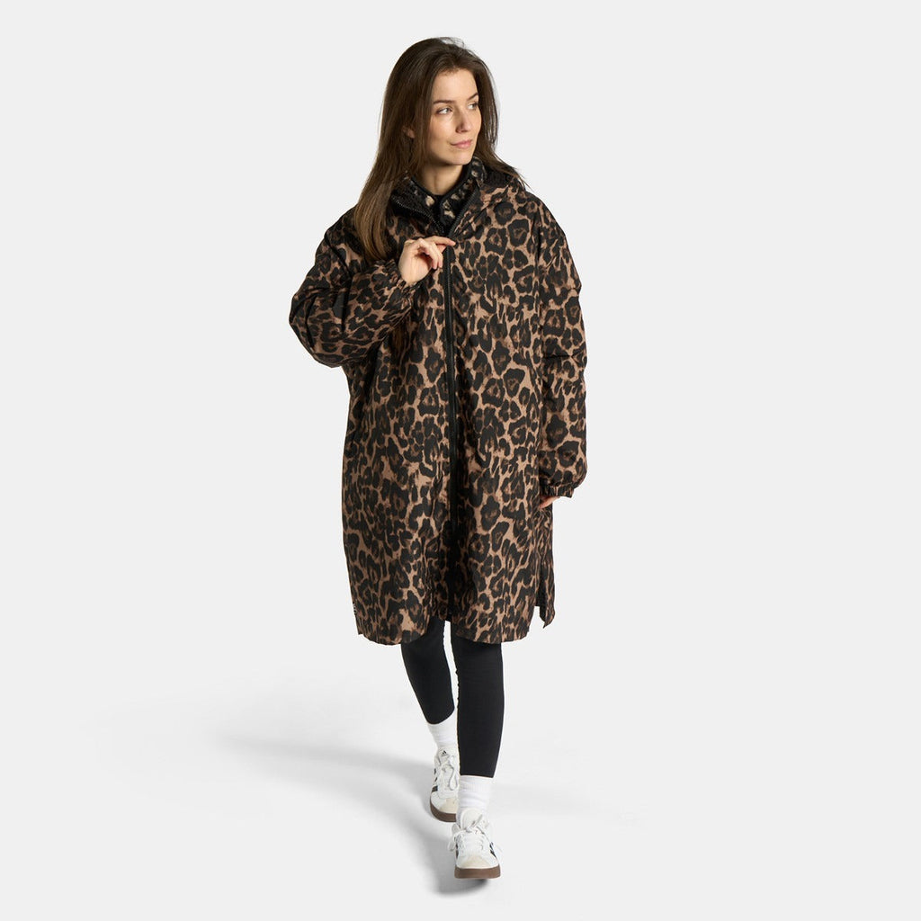 2026 NewDrying Robe Water Resistant Wind Resistant Changing Soft Sherpa Fleece Lined Oversized Hooded Long Sleeve Coat Jacket