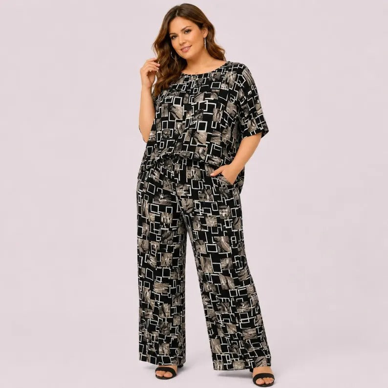 LADIES COMFORT LOUNGE CO-ORD SETS UPGRADED FRESH COOL FABRIB JUST MADE FOR MOST COMFORT SENSATION DURING SUMMER TIMES SUPER STRETCHY 3D PATTERNS VERSATILE FOR MOST VIBES ONE SIZE FITS