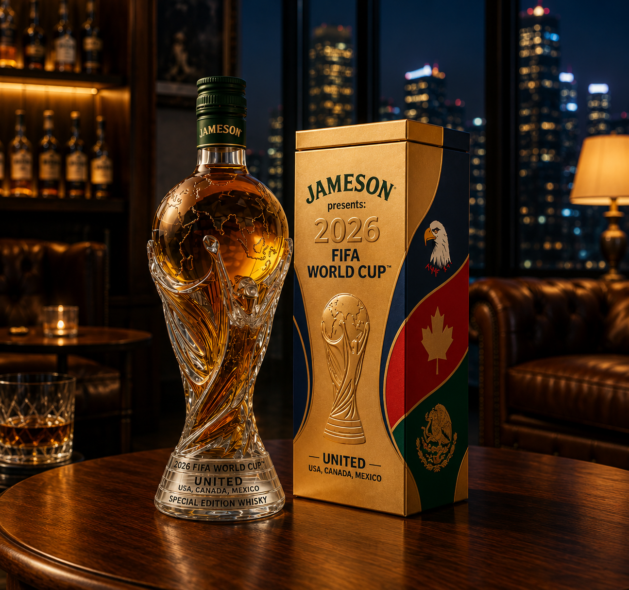 🔥HOT OFFER 49% OFF!📢⚽Special Edition Whisky Bottle for the FIFA World Cup 2026⚽