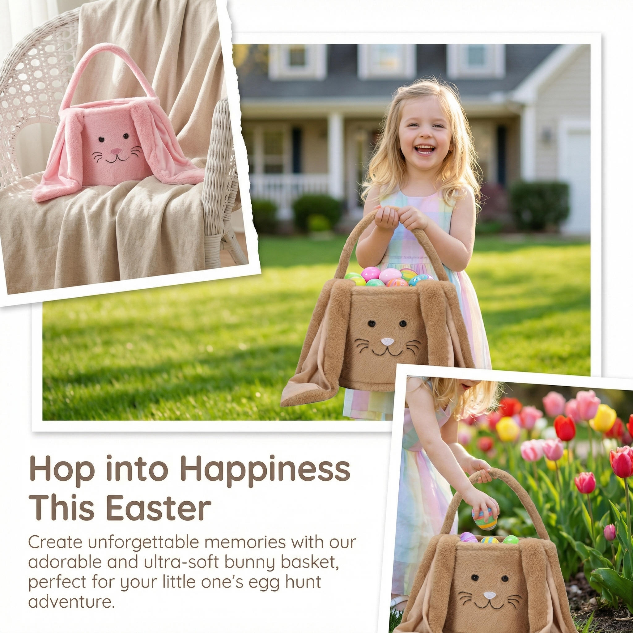Cute Easter Bunny Basket