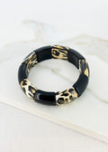 Leopard Print Elasticated Bracelet (2 Colours)