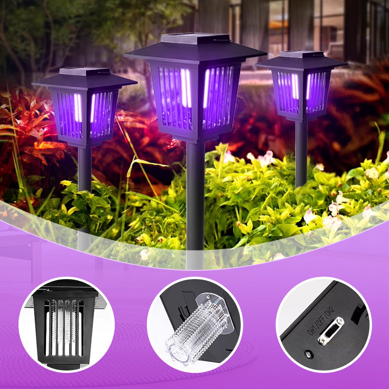 🦟 50% OFF! Solar bug zapper – dual light (purple + white), auto day/night, 3 styles. 50K+ sold! ☀️🔋