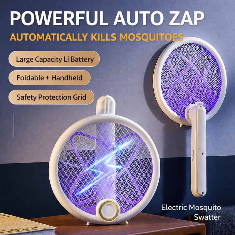 💖HOT SALE 49% OFF💖Foldable Electric Mosquito Swatter - Automatic Mosquito-Attracting